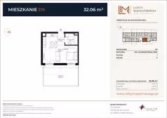 1 pokój, mieszkanie 29,59 m², piętro 2, oferta nr A24, Lofty Madalińskiego, Kraków, Dębniki, Kobierzyn, ul. Kobierzyńska 216 A-D