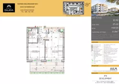 2 pokoje, mieszkanie 31,58 m², parter, oferta nr B3.102, Nova Daliova bud. B3, Lublin, Ponikwoda, ul. Daliowa