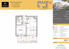 2 pokoje, mieszkanie 31,58 m², piętro 1, oferta nr B3.106, Nova Daliova bud. B3, Lublin, Ponikwoda, ul. Daliowa