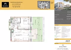 2 pokoje, mieszkanie 36,23 m², parter, oferta nr B3.142, Nova Daliova bud. B3, Lublin, Ponikwoda, ul. Daliowa