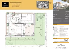 2 pokoje, mieszkanie 39,02 m², parter, oferta nr B3.143, Nova Daliova bud. B3, Lublin, Ponikwoda, ul. Daliowa