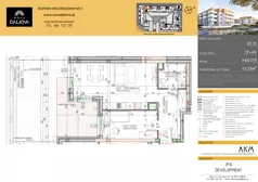2 pokoje, mieszkanie 45,26 m², parter, oferta nr B3.25, Nova Daliova bud. B3, Lublin, Ponikwoda, ul. Daliowa
