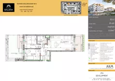 3 pokoje, mieszkanie 51,89 m², parter, oferta nr B3.41, Nova Daliova bud. B3, Lublin, Ponikwoda, ul. Daliowa