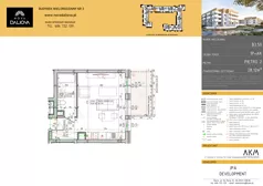 1 pokój, mieszkanie 28,12 m², piętro 2, oferta nr B3.50, Nova Daliova bud. B3, Lublin, Ponikwoda, ul. Daliowa