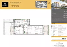 2 pokoje, mieszkanie 49,66 m², parter, oferta nr B3.59, Nova Daliova bud. B3, Lublin, Ponikwoda, ul. Daliowa