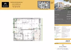 2 pokoje, mieszkanie 36,72 m², parter, oferta nr B3.74, Nova Daliova bud. B3, Lublin, Ponikwoda, ul. Daliowa