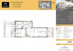 2 pokoje, mieszkanie 49,38 m², parter, oferta nr B3.75, Nova Daliova bud. B3, Lublin, Ponikwoda, ul. Daliowa