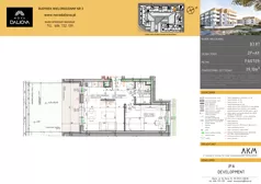 2 pokoje, mieszkanie 39,10 m², parter, oferta nr B3.87, Nova Daliova bud. B3, Lublin, Ponikwoda, ul. Daliowa