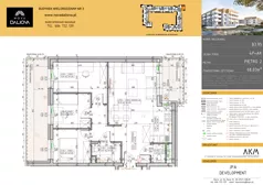 4 pokoje, mieszkanie 68,03 m², piętro 2, oferta nr B3.95, Nova Daliova bud. B3, Lublin, Ponikwoda, ul. Daliowa