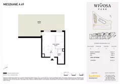 1 pokój, mieszkanie 34,86 m², piętro 3, oferta nr A89, Witosa Park, Poznań, Winiary, Winiary, ul. Piątkowska 165 A-B