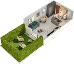 1 pokój, mieszkanie 29,61 m², piętro 1, oferta nr B19, Witosa Park, Poznań, Winiary, Winiary, ul. Piątkowska 165 A-B
