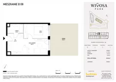 2 pokoje, mieszkanie 38,72 m², piętro 3, oferta nr A95, Witosa Park, Poznań, Winiary, Winiary, ul. Piątkowska 165 A-B