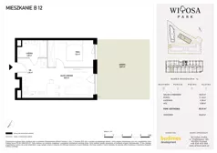 2 pokoje, mieszkanie 38,57 m², piętro 2, oferta nr A83, Witosa Park, Poznań, Winiary, Winiary, ul. Piątkowska 165 A-B