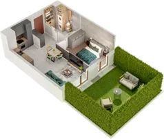 2 pokoje, mieszkanie 38,92 m², piętro 1, oferta nr A78, Witosa Park, Poznań, Winiary, Winiary, ul. Piątkowska 165 A-B