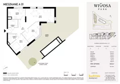 3 pokoje, mieszkanie 80,66 m², parter, oferta nr A1, Witosa Park, Poznań, Winiary, Winiary, ul. Piątkowska 165 A-B