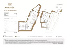 2 pokoje, mieszkanie 108,61 m², piętro 4, oferta nr LM12, Wenecja 1, Kraków, Stare Miasto, Piasek, ul. Wenecja / Garncarska