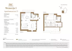 3 pokoje, mieszkanie 115,85 m², piętro 4, oferta nr LM13, Wenecja 1, Kraków, Stare Miasto, Piasek, ul. Wenecja / Garncarska