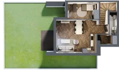 4 pokoje, mieszkanie 69,69 m², parter, oferta nr A2.1, Tarasy Moderno, Kraków, Łagiewniki-Borek Fałęcki, ul. Zbrojarzy