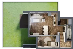 4 pokoje, mieszkanie 69,69 m², parter, oferta nr A7.1, Tarasy Moderno, Kraków, Łagiewniki-Borek Fałęcki, ul. Zbrojarzy