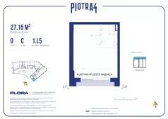Lokal użytkowy 27,15 m², oferta nr 1.L5, Piotra 4 - lokale użytkowe, Gdynia, Śródmieście, ul. Św. Piotra 4