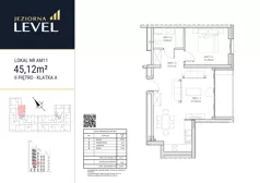 2 pokoje, apartament 45,12 m², piętro 2, oferta nr AM11, Jeziorna Level, Ełk, Jeziorna, ul. Matki Teresy z Kalkuty 8