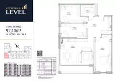 4 pokoje, apartament 92,13 m², piętro 4, oferta nr AM22, Jeziorna Level, Ełk, Jeziorna, ul. Matki Teresy z Kalkuty 8