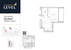 1 pokój, apartament 26,96 m², piętro 5, oferta nr AM32, Jeziorna Level, Ełk, Jeziorna, ul. Matki Teresy z Kalkuty 8