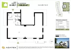Lokal użytkowy 130,25 m², oferta nr LU-80/1, Zielona Podkowa - lokale usługowe, Otrębusy, ul. Waniliowa 7/2