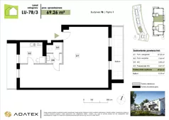 Lokal użytkowy 69,26 m², oferta nr LU-78/3, Zielona Podkowa - lokale usługowe, Otrębusy, ul. Waniliowa 7/2