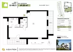 Lokal użytkowy 69,20 m², oferta nr LU-80/3, Zielona Podkowa - lokale usługowe, Otrębusy, ul. Waniliowa 7/2