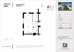 2 pokoje, mieszkanie 44,18 m², parter, oferta nr K1, Osiedle Dębowy Park - budynek K, Siemianowice Śląskie, Bytków, ul. Oświęcimska 7a