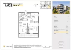 3 pokoje, mieszkanie 64,00 m², piętro 3, oferta nr D28, Osiedle Gwiezdna - budynek D, Sosnowiec, Zagórze, ul. Gwiezdna 18E
