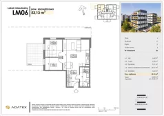 3 pokoje, mieszkanie 53,13 m², parter, oferta nr C6, Osiedle Gwiezdna, Sosnowiec, Zagórze, ul. Gwiezdna 18E