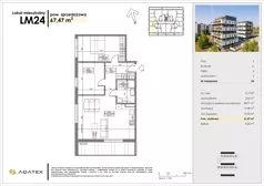 3 pokoje, mieszkanie 67,47 m², piętro 3, oferta nr C24, Osiedle Gwiezdna, Sosnowiec, Zagórze, ul. Gwiezdna 18E