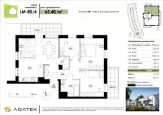 4 pokoje, mieszkanie 65,48 m², piętro 2, oferta nr LM-80/4, Zielona Podkowa, Otrębusy, ul. Waniliowa 7/2