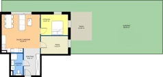 3 pokoje, mieszkanie 60,52 m², parter, oferta nr C1, Osiedle Gwiezdna - budynek C,D, Sosnowiec, Zagórze, ul. Gwiezdna 18E