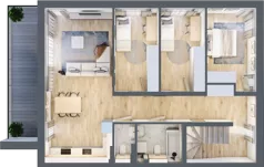 5 pokoi, mieszkanie 141,31 m², piętro 1, oferta nr 5/2, Eko Wawer, Warszawa, Wawer, Zerzeń, ul. Chodzieska