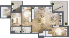 4 pokoje, apartament 115,31 m², piętro 2, oferta nr M12, Apartamenty Przystań, Olecko, ul. Kościuszki