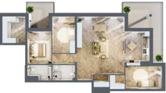 4 pokoje, apartament 114,97 m², piętro 3, oferta nr M17, Apartamenty Przystań, Olecko, ul. Kościuszki