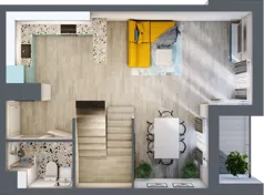4 pokoje, mieszkanie 80,46 m², piętro 5, oferta nr F/M38, Stara Cegielnia etap II, Mielec, ul. Wojsławska 1
