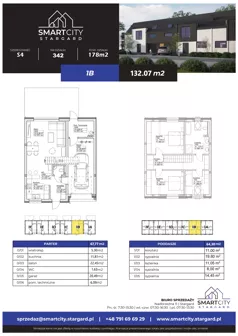 Dom 132,07 m², oferta nr S4/1B, Smart City Stargard - Domy, Stargard, ul. Nadbrzeżna 11