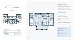 4 pokoje, mieszkanie 114,24 m², piętro 1, oferta nr 8712, HEIGHTS by Luštica Bay, Tivat