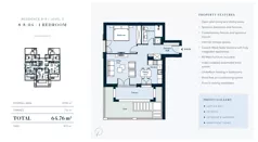 2 pokoje, mieszkanie 64,76 m², parter, oferta nr 8804, HEIGHTS by Luštica Bay, Tivat