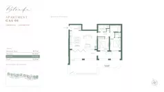 3 pokoje, mieszkanie 118,11 m², parter, oferta nr GA4-01, Botanika - The Peaks by Luštica Bay, Radovici