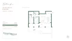 3 pokoje, mieszkanie 119,99 m², parter, oferta nr GA4-04, Botanika - The Peaks by Luštica Bay, Radovici