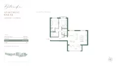 3 pokoje, mieszkanie 104,36 m², piętro 1, oferta nr GA4-12, Botanika - The Peaks by Luštica Bay, Radovici