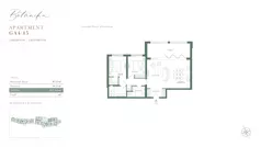 3 pokoje, mieszkanie 105,68 m², piętro 1, oferta nr GA4-13, Botanika - The Peaks by Luštica Bay, Radovici