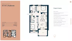3 pokoje, mieszkanie 85,75 m², piętro 1, oferta nr 14|5|13, Centrale - Block 14 by Luštica bay, Radovici