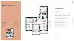 4 pokoje, mieszkanie 116,23 m², piętro 3, oferta nr 14|6|31, Centrale - Block 14 by Luštica bay, Radovici