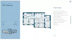 2 pokoje, mieszkanie 118,98 m², parter, oferta nr J311, MARINA VILLAGE by Luštica Bay, Tivat
